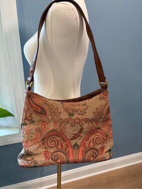 Vintage Tapestry Shoulder Paisley Carpet Bag